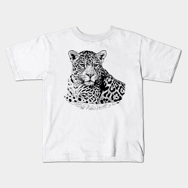 Jaguar Kids T-Shirt by Guardi